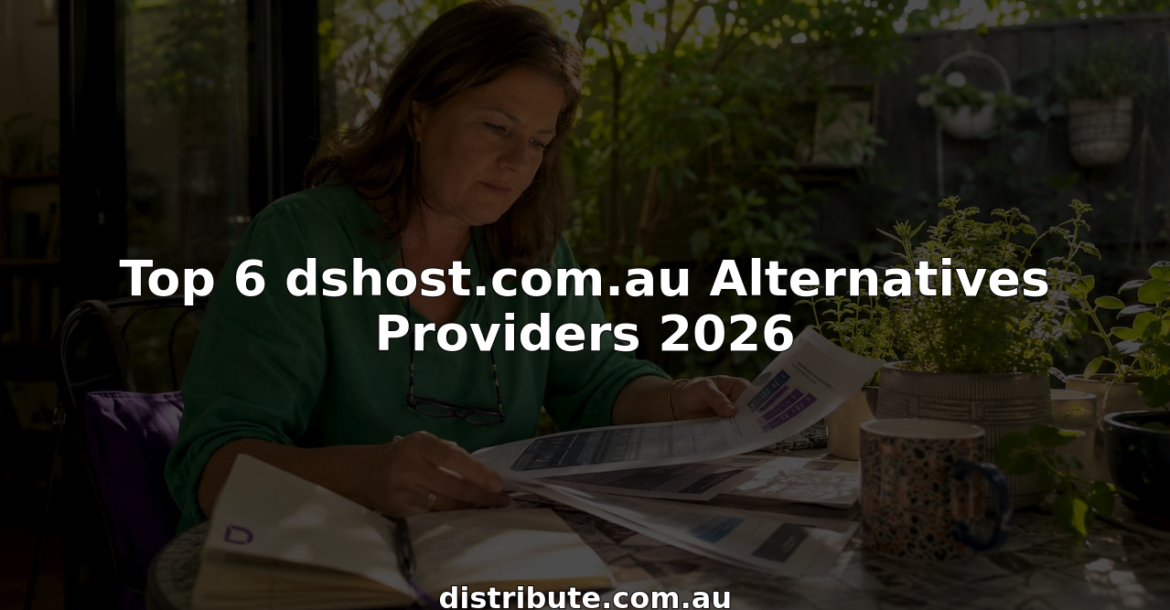 Business owner comparing web hosting brochures